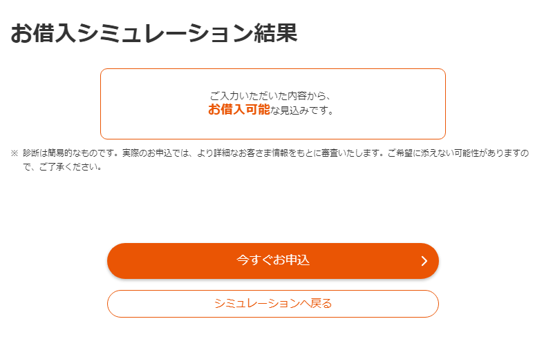 お借入シミュレーション
