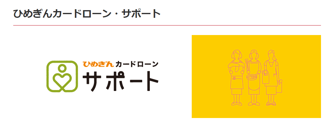 ひめぎんカードローン・サポートの公式キャプチャ